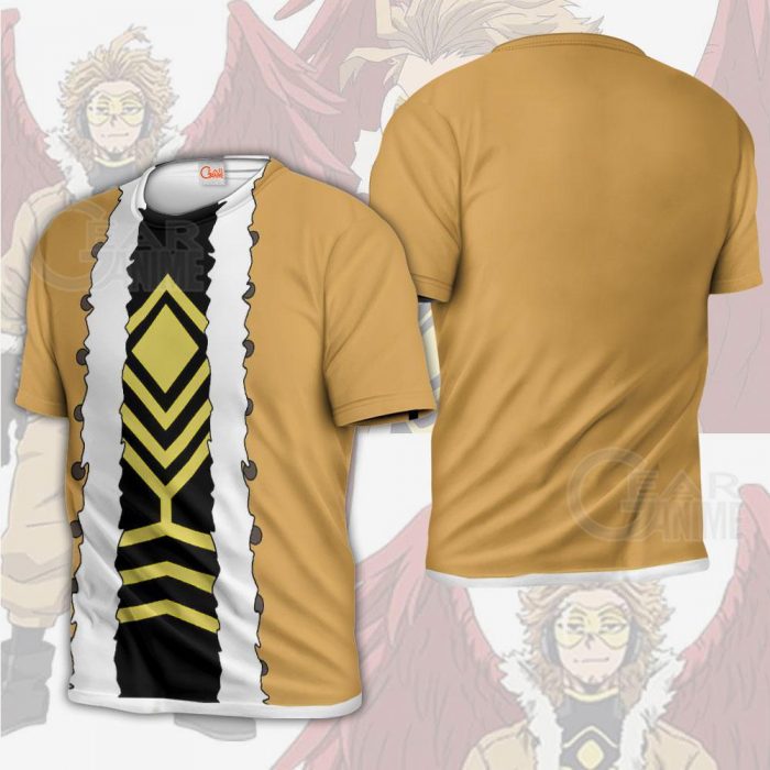 1026 Costumes Keigo Takami Hawks My hero Academia VA 5 tshirt font and back 1 - My Hero Academia Store