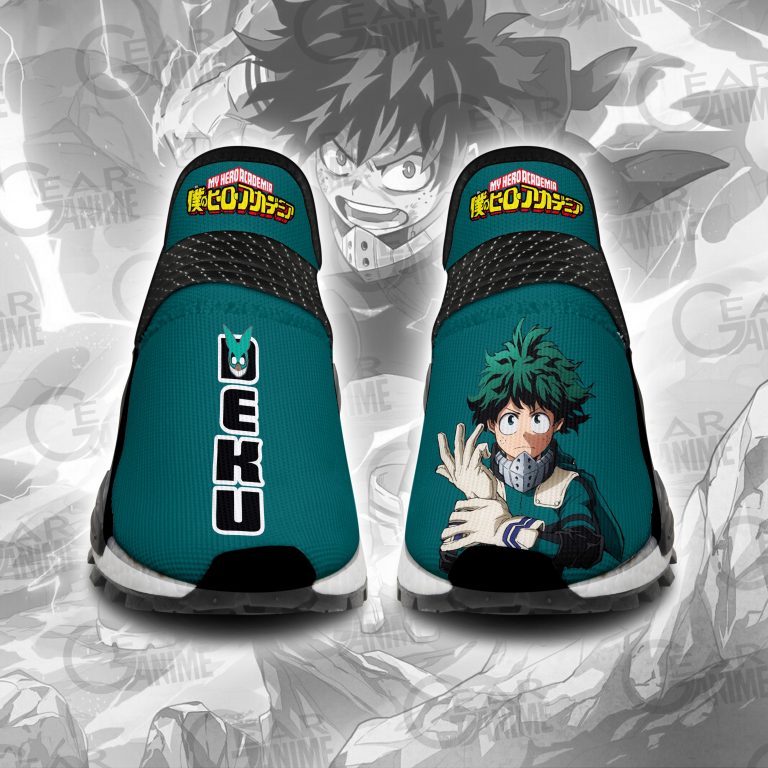 Izuku Midoriya Deku Jordan Sneakers - My Hero Academia Store