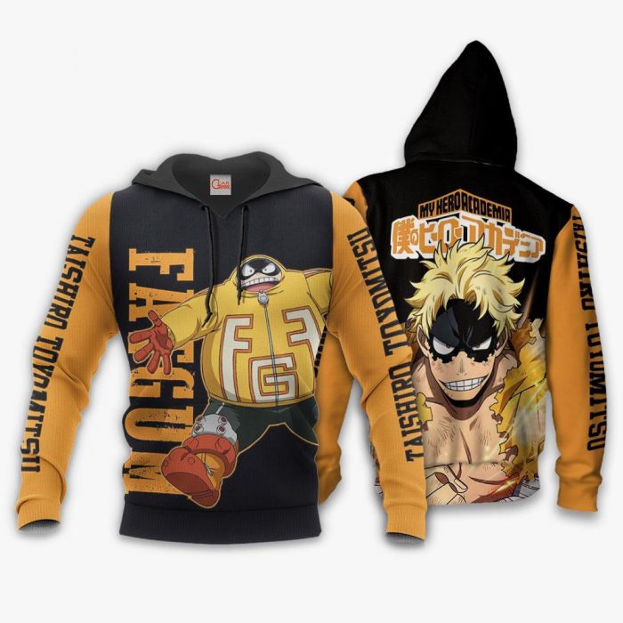 1201 AOP My Hero Academia Characters VA Fatgum 2 hoodie font and back - My Hero Academia Store