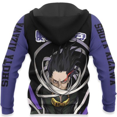 1201 AOP My Hero Academia Characters VA Shota Aizawa 7 HD Back - My Hero Academia Store