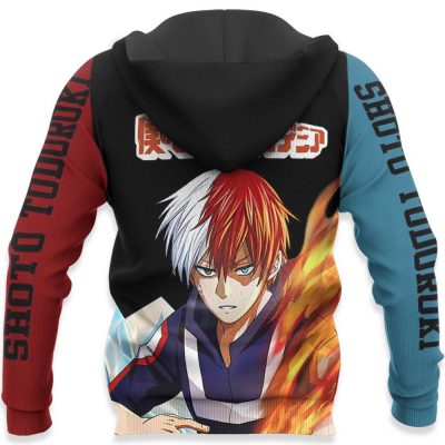 1201 AOP My Hero Academia Characters VA Shoto Todoroki 7 HD Back - My Hero Academia Store