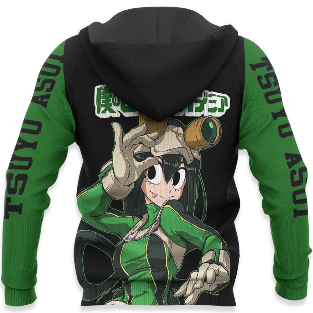 Tsuyu Asui Froppy Hoodie Shirt My Hero Academia Custom Jacket - My Hero ...