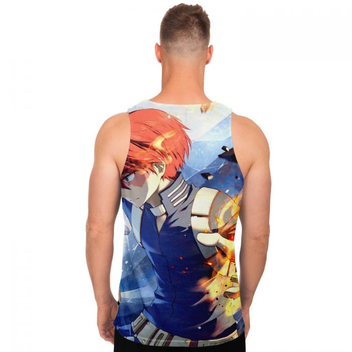 16cd57e81531b80c4108a647e2b24eeb tankTop male back - My Hero Academia Store