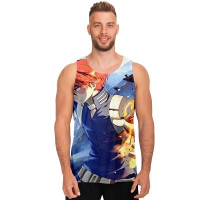 7a64182c84f0582c854792aec6716b5a tankTop male front - My Hero Academia Store