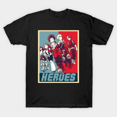 HeroesMyHeroAcademiaT Shirt 3 - My Hero Academia Store