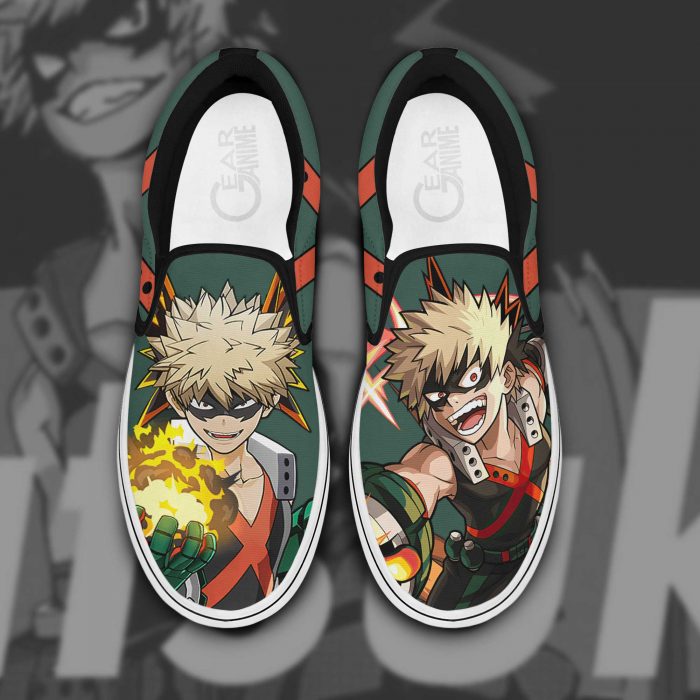 Katsuki Bakugou my hero academy slip on gearanime 3 - My Hero Academia Store