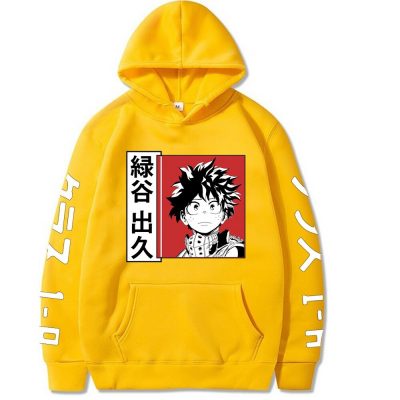 My Hero Academia Hoodies Harajuku Pullover Sweatshirt Men Fashion Fall Winter Pullover Hoodie - My Hero Academia Store