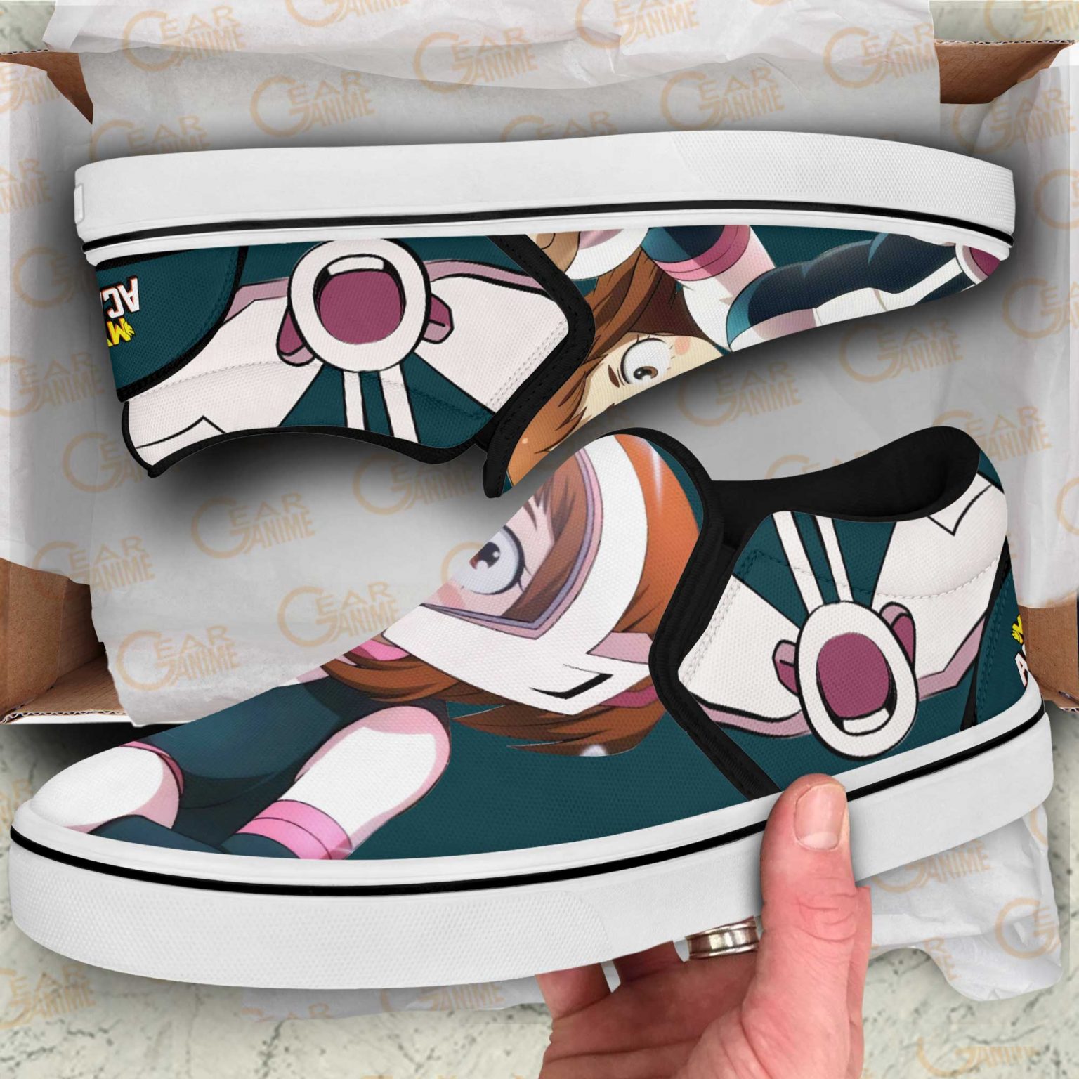 My Hero Academia Ochako Uraraka Slip On Shoes - My Hero Academia Store