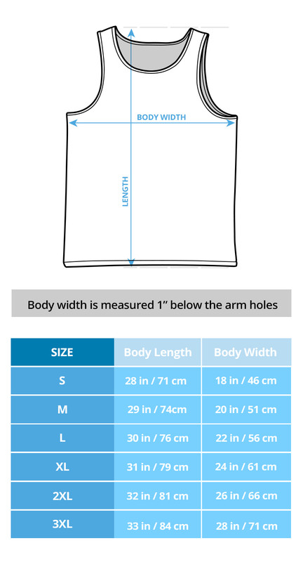 Size chart mobile MAN - My Hero Academia Store