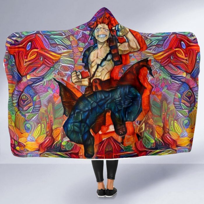 abstract eijiro kirishima hooded blanket 663928 - My Hero Academia Store
