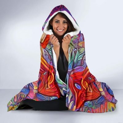 abstract eijiro kirishima hooded blanket 982108 - My Hero Academia Store