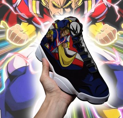 all might hero jordan 13 shoes my hero academia anime sneakers gearanime 3 - My Hero Academia Store