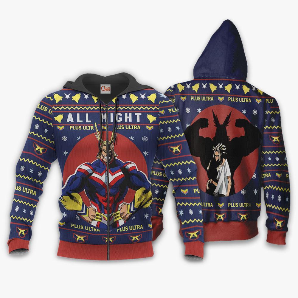 my hero academia christmas jumper