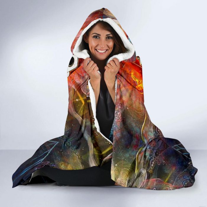 blazing bakugo hooded blanket 999190 - My Hero Academia Store