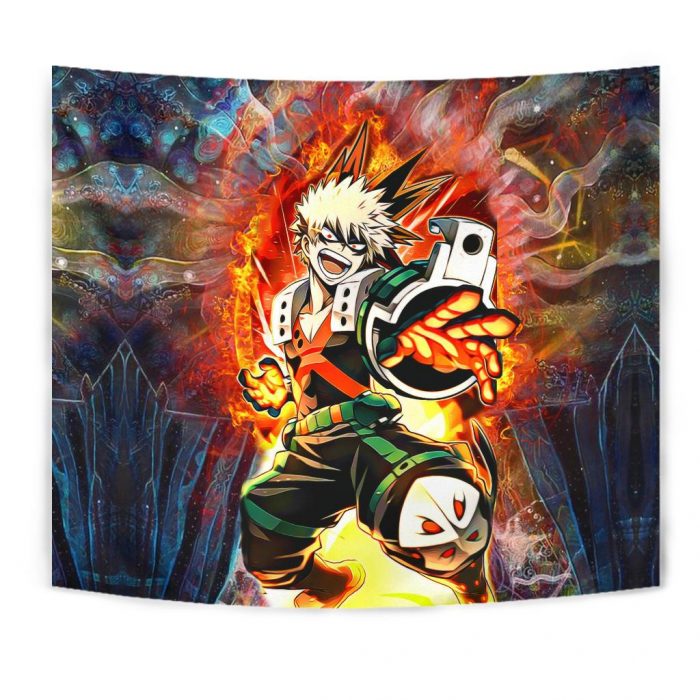 blazing bakugo tapestry 894668 - My Hero Academia Store