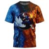 burning fire shoto t shirt 930790 - My Hero Academia Store