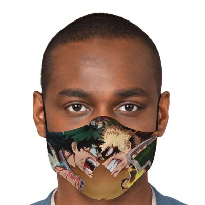 deku vs bakugo my hero academia premium carbon filter face mask 183926 - My Hero Academia Store
