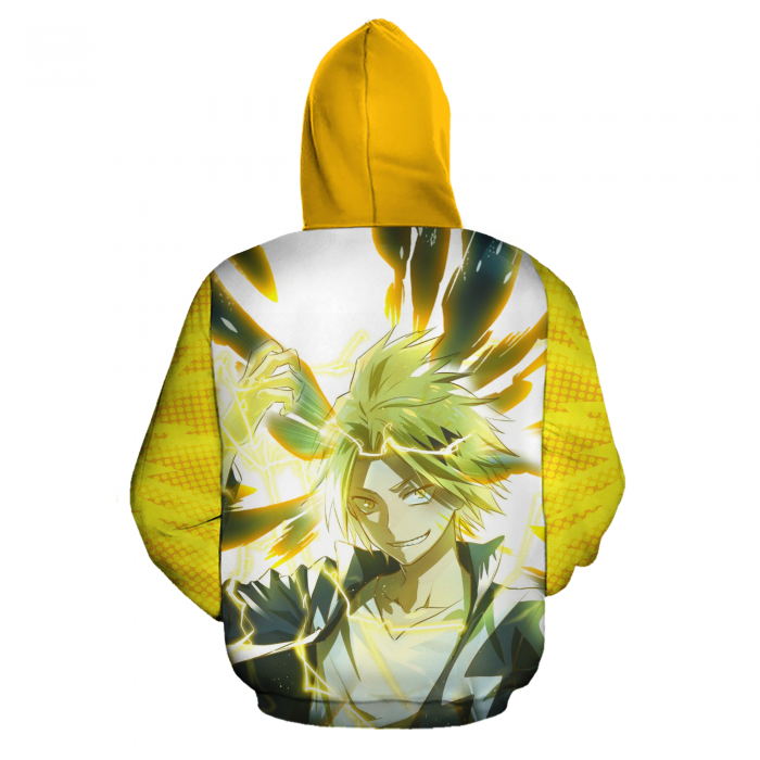 denki kaminari zip hoodie my hero academia anime shirt fan gift ha06 gearanime 3 - My Hero Academia Store