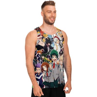 ee41557582efa82ca713572ac6a60814 tankTop male left - My Hero Academia Store