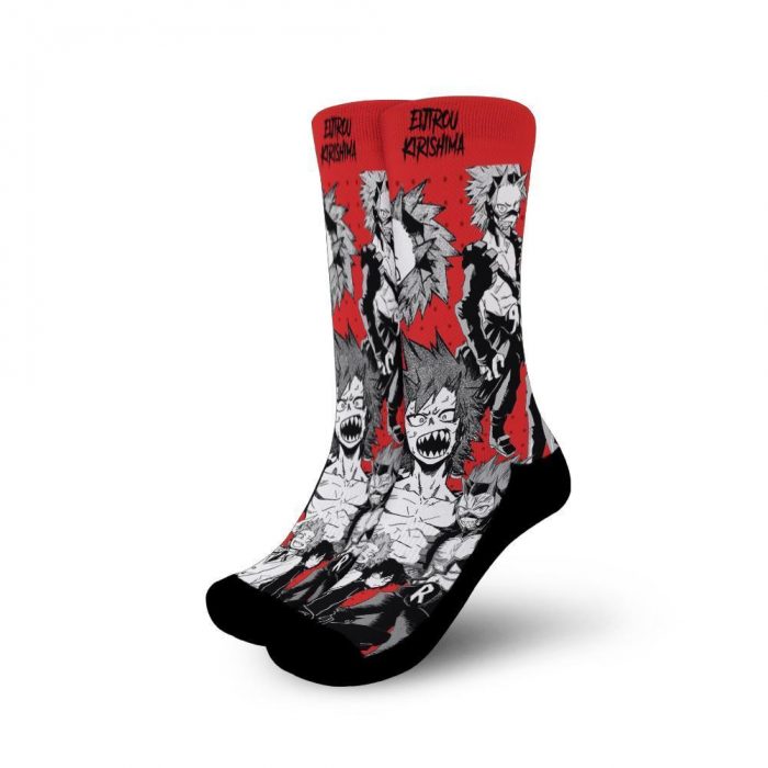 eijirou kirishima socks my hero academia anime socks mixed manga gearanime - My Hero Academia Store