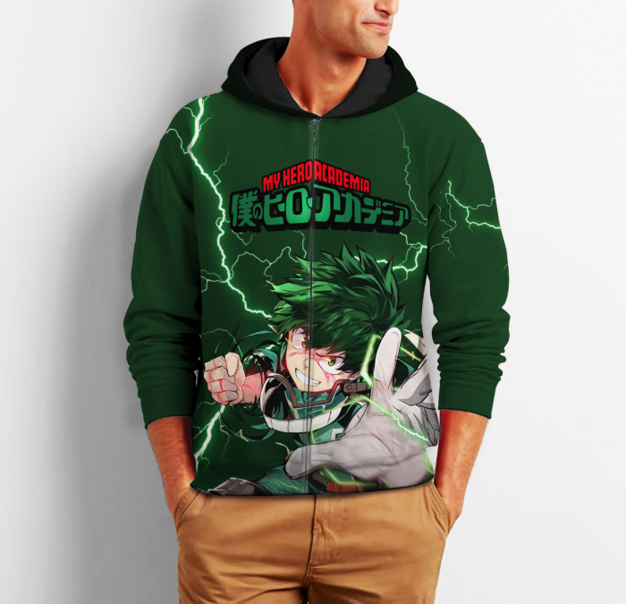 izuku midoriya deku zip hoodie my hero academia anime shirt fan gift ha06 gearanime 2 - My Hero Academia Store