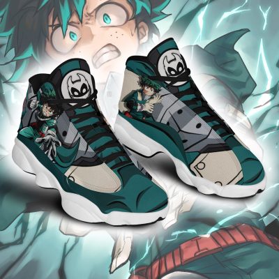 izuku midoriya jordan 13 shoes my hero academia anime sneakers gearanime 3 - My Hero Academia Store