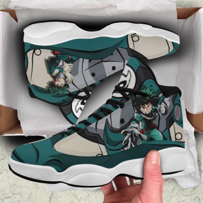 izuku midoriya jordan 13 shoes my hero academia anime sneakers gearanime 4 - My Hero Academia Store