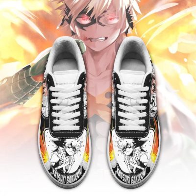 katsuki bakugou air force sneakers custom my hero academia anime shoes fan gift pt05 gearanime 2 - My Hero Academia Store
