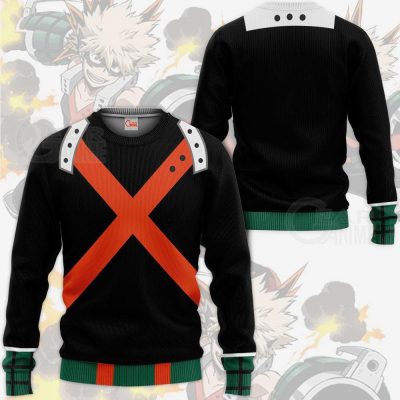 katsuki bakugou shirt costume my hero academia anime hoodie sweater gearanime 8 - My Hero Academia Store