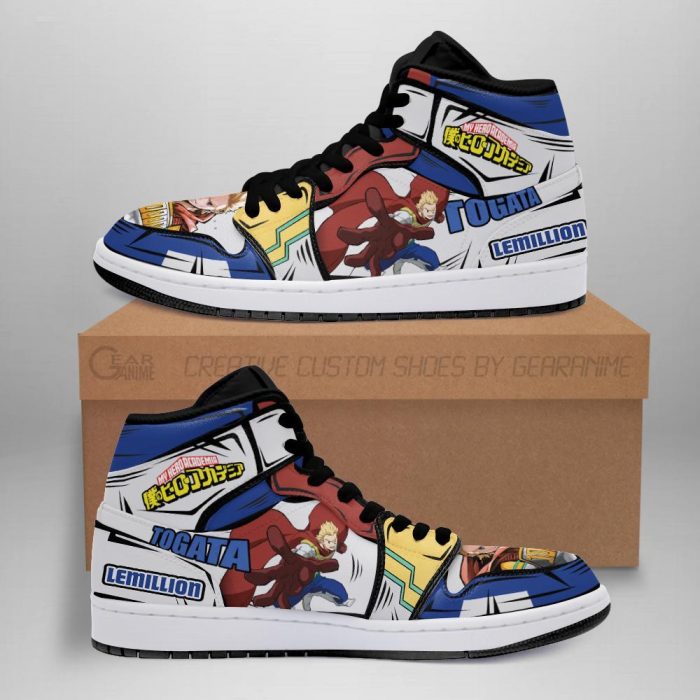 lemillion mirio jordan sneakers custom my hero academia anime shoes mn05 gearanime - My Hero Academia Store