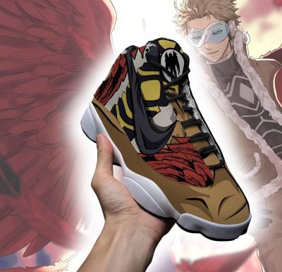 mha hawks jordan 13 shoes my hero academia anime sneakers gearanime 2 - My Hero Academia Store