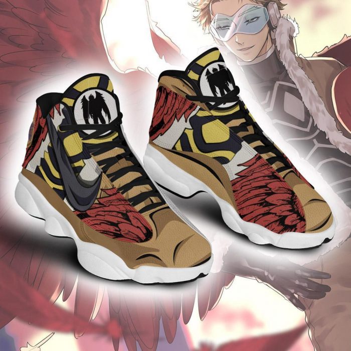 mha hawks jordan 13 shoes my hero academia anime sneakers gearanime 3 - My Hero Academia Store