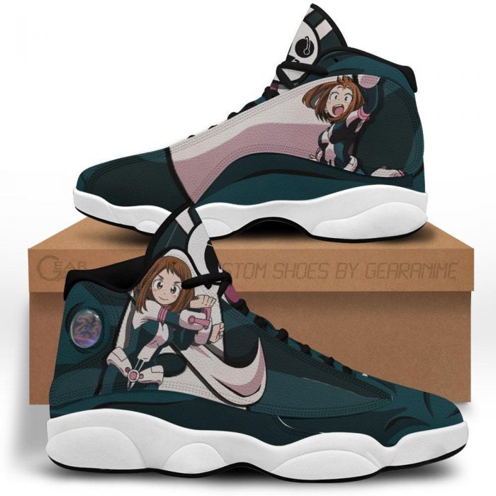 ochako uraraka jordan 13 shoes my hero academia anime sneakers gearanime - My Hero Academia Store