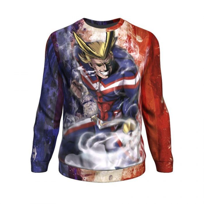 power all might sweatshirt 626608 - My Hero Academia Store