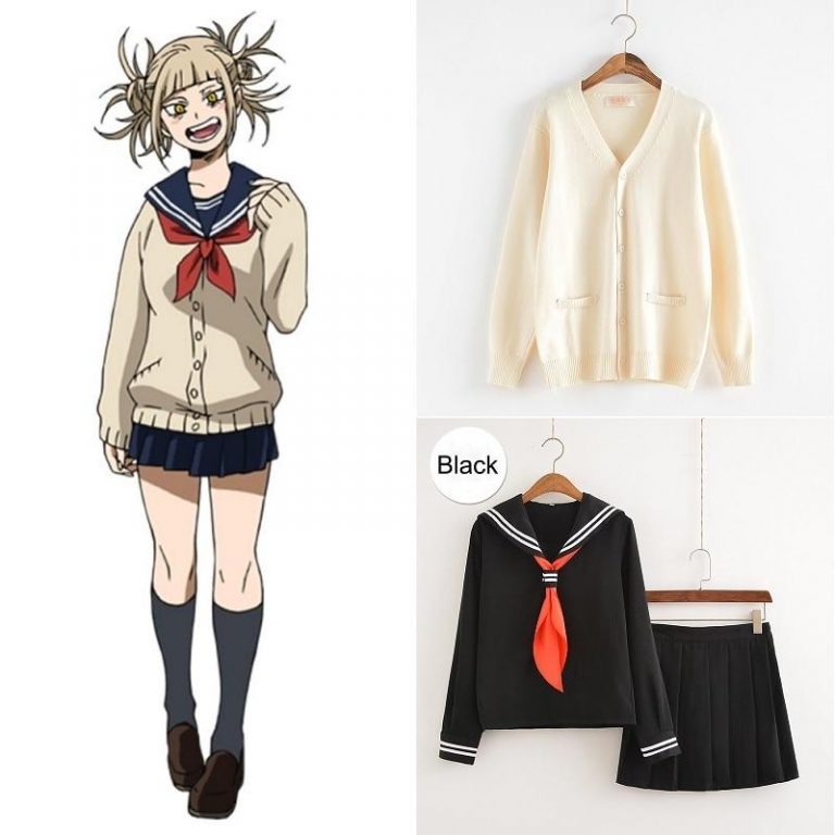 My Hero Academia Himiko Toga JK Uniform Cosplay Costume My Hero
