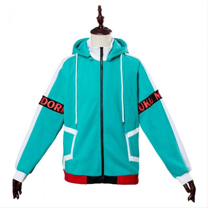 Midoriya Izuku Hoodie Cosplay Costume School Uniforms - My Hero ...