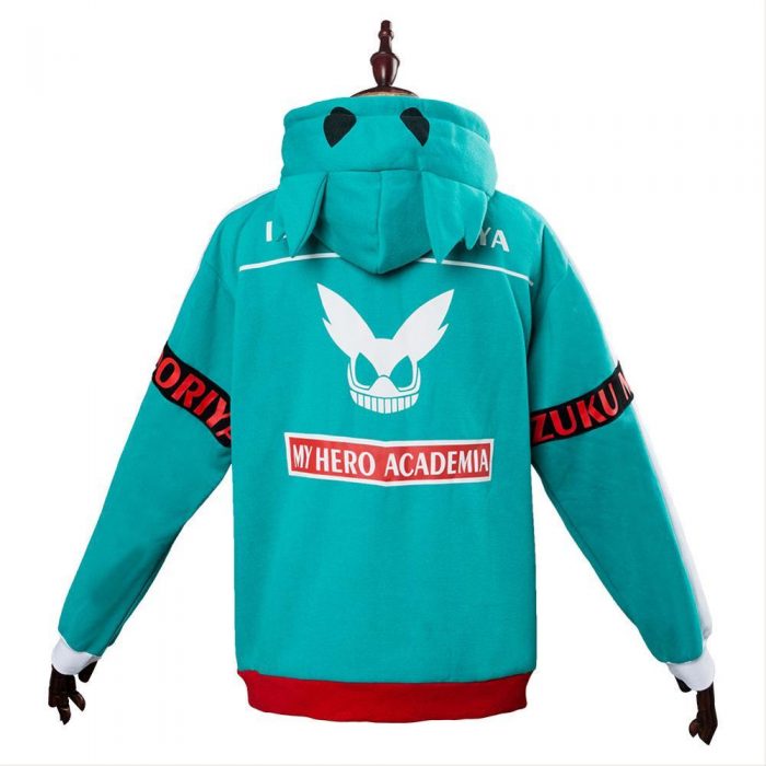 Midoriya Izuku Hoodie Cosplay Costume School Uniforms - My Hero ...