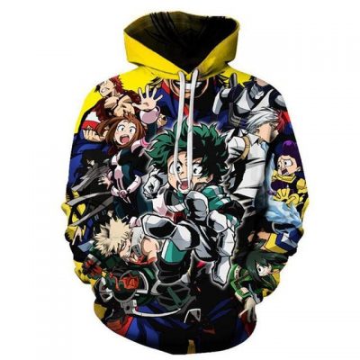 My Hero Academia Anime Kapuzen Sweatshirt Kapuzenpulli Hoodie Pullover Pulli 