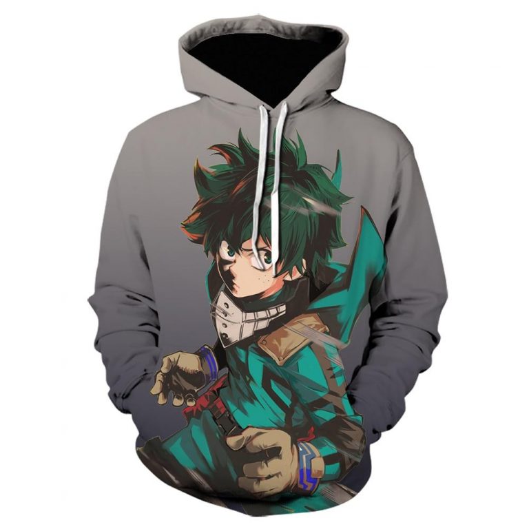 My Hero Academia Midoriya Izuku Deku 3D Hoodie - My Hero Academia Store