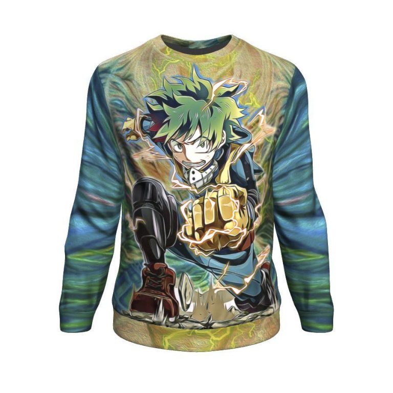 Raging Deku Sweatshirt - My Hero Academia Store