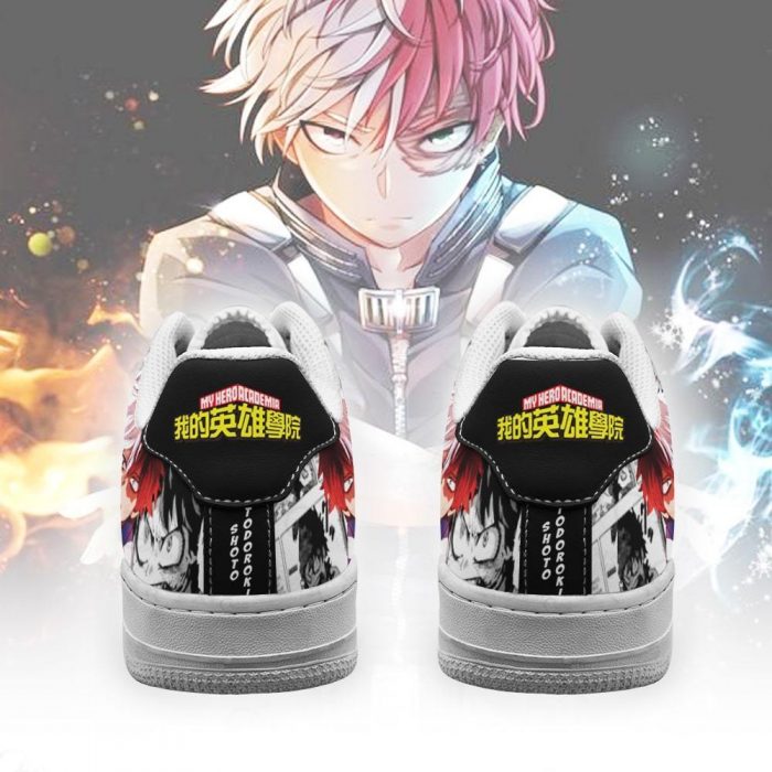 shoto todoroki air force sneakers custom my hero academia anime shoes fan gift pt05 gearanime 3 - My Hero Academia Store