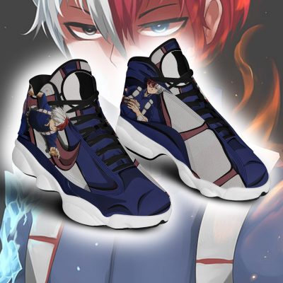 shoto todoroki jordan 13 shoes my hero academia anime sneakers gearanime 3 - My Hero Academia Store