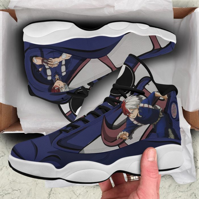 shoto todoroki jordan 13 shoes my hero academia anime sneakers gearanime 4 - My Hero Academia Store