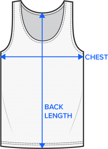 My Hero Academia tank top guide size