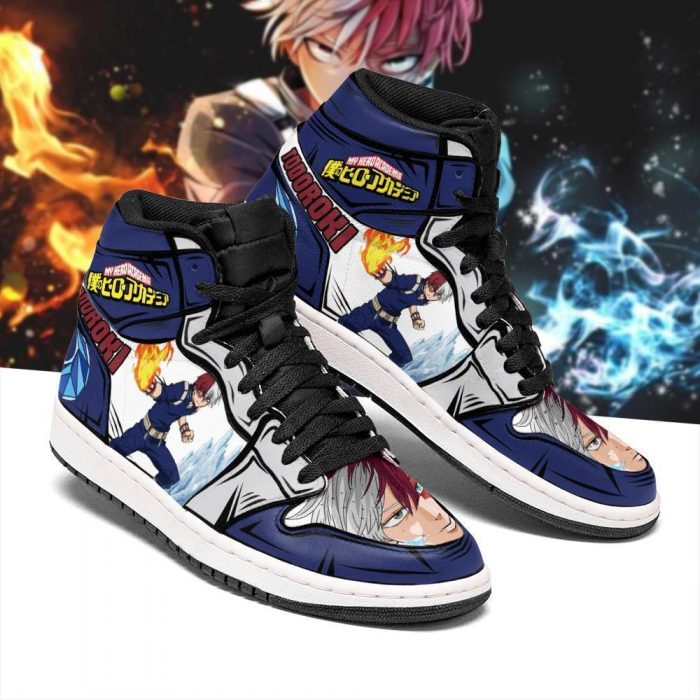 todoroki shoto jordan sneakers custom my hero academia anime shoes mn05 gearanime 2 - My Hero Academia Store