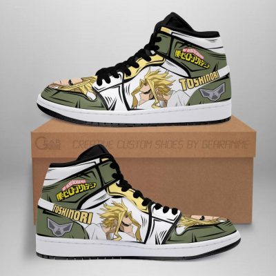 toshinori yagi jordan sneakers custom my hero academia anime shoes mn05 gearanime - My Hero Academia Store