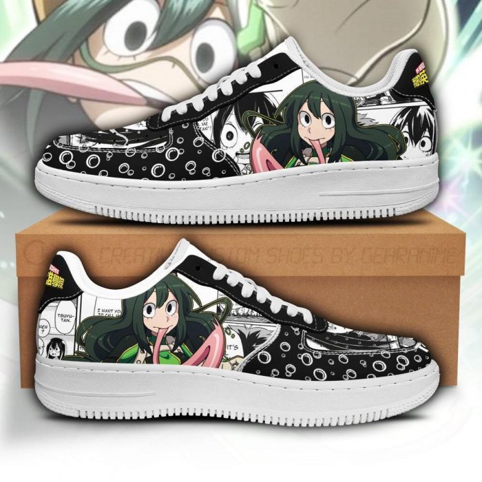 tsuyu asui air force sneakers custom my hero academia anime shoes fan gift pt05 gearanime - My Hero Academia Store