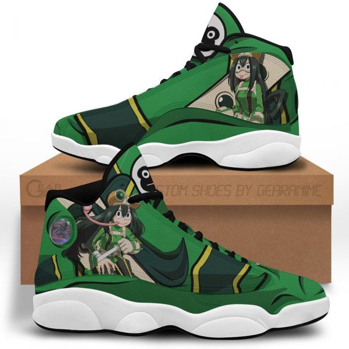 tsuyu asui jordan 13 shoes my hero academia anime sneakers gearanime - My Hero Academia Store