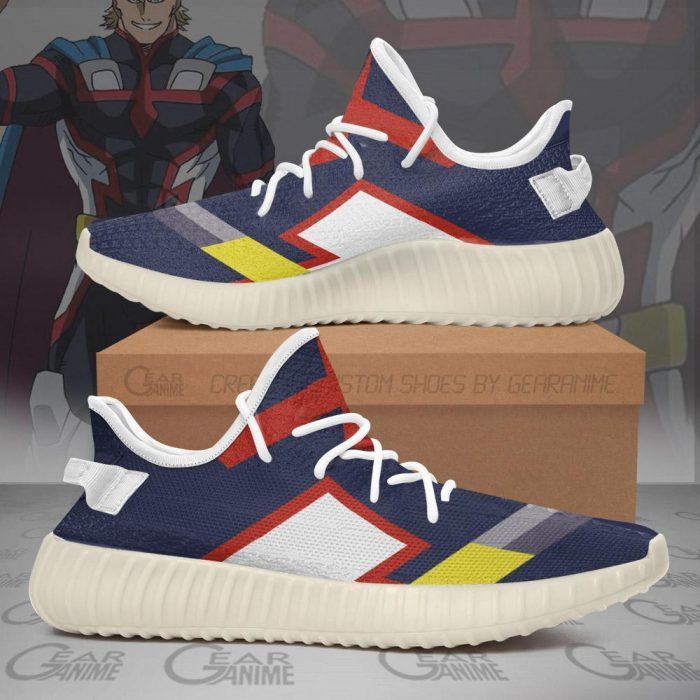 young all might yeezy shoes uniform my hero academia sneakers tt10 gearanime - My Hero Academia Store