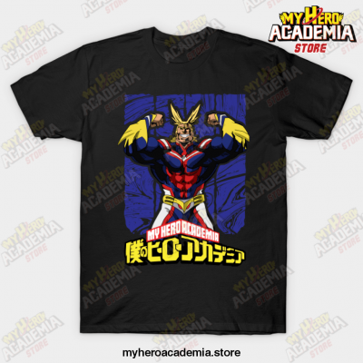 All Might - My Hero Academia T-Shirt Black / S